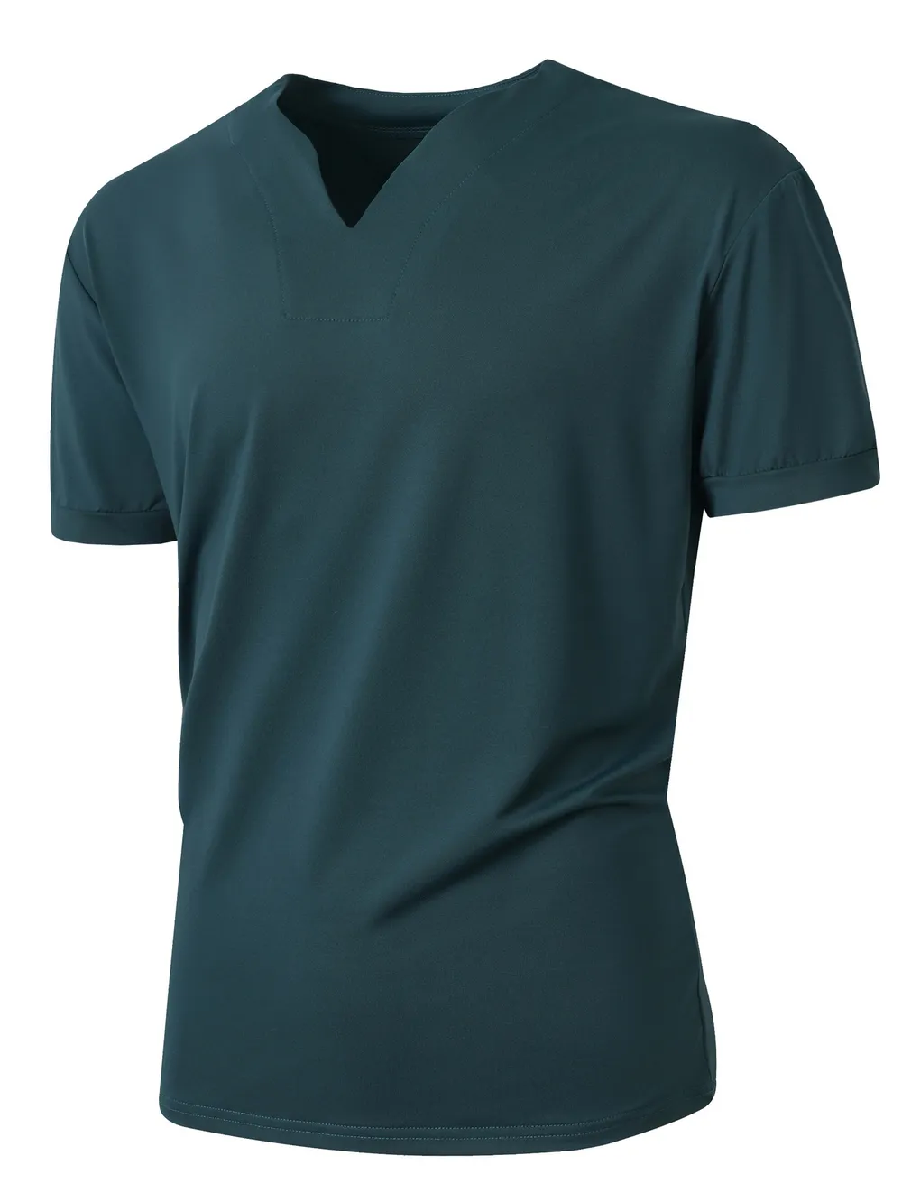 Men's Solid Color Short Sleeve T-Shirt, image 4
