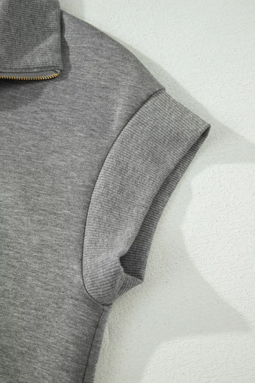 Half Zip Polo Tee Casual Pant Set, image 9