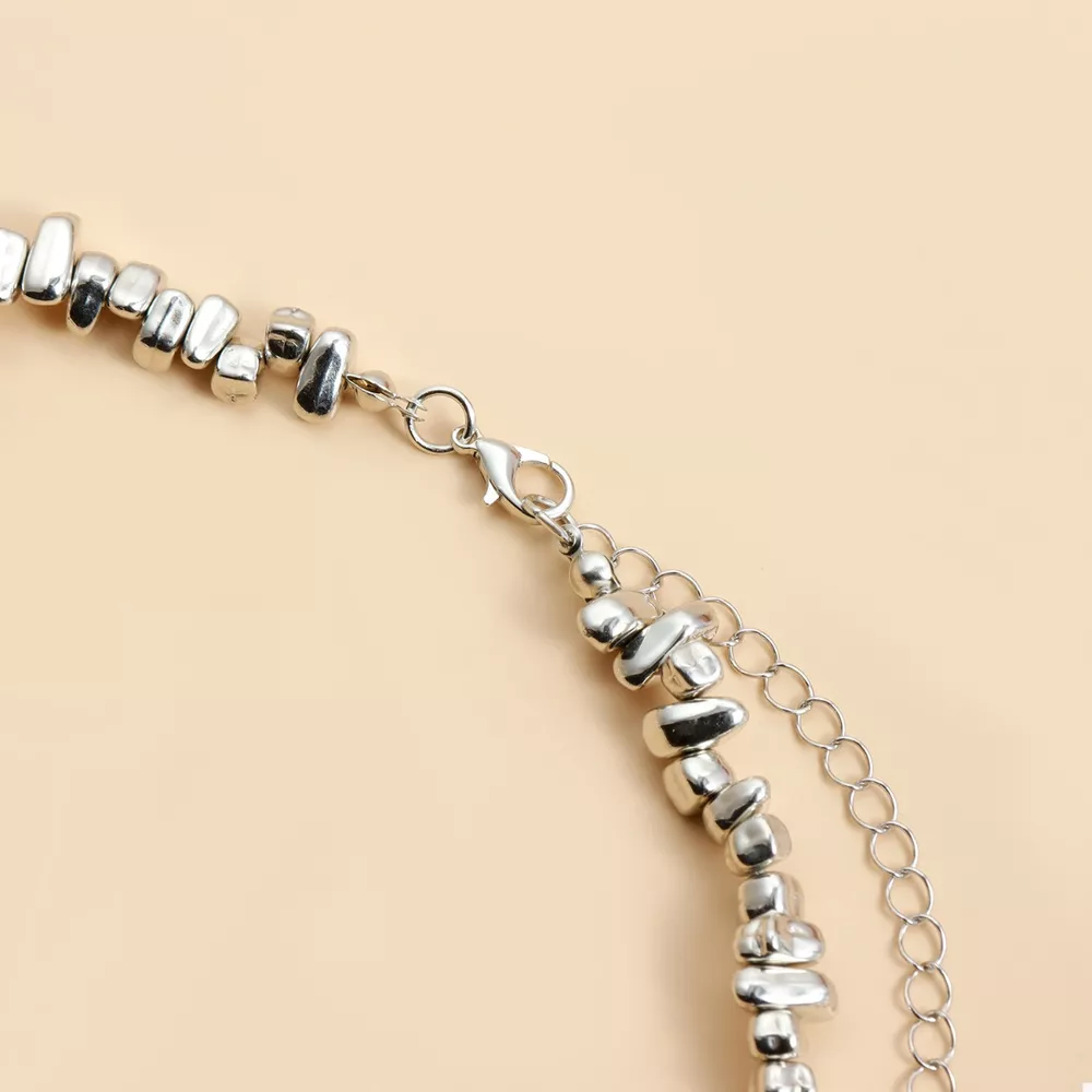 Silver-Plated Heart Necklace, image 6