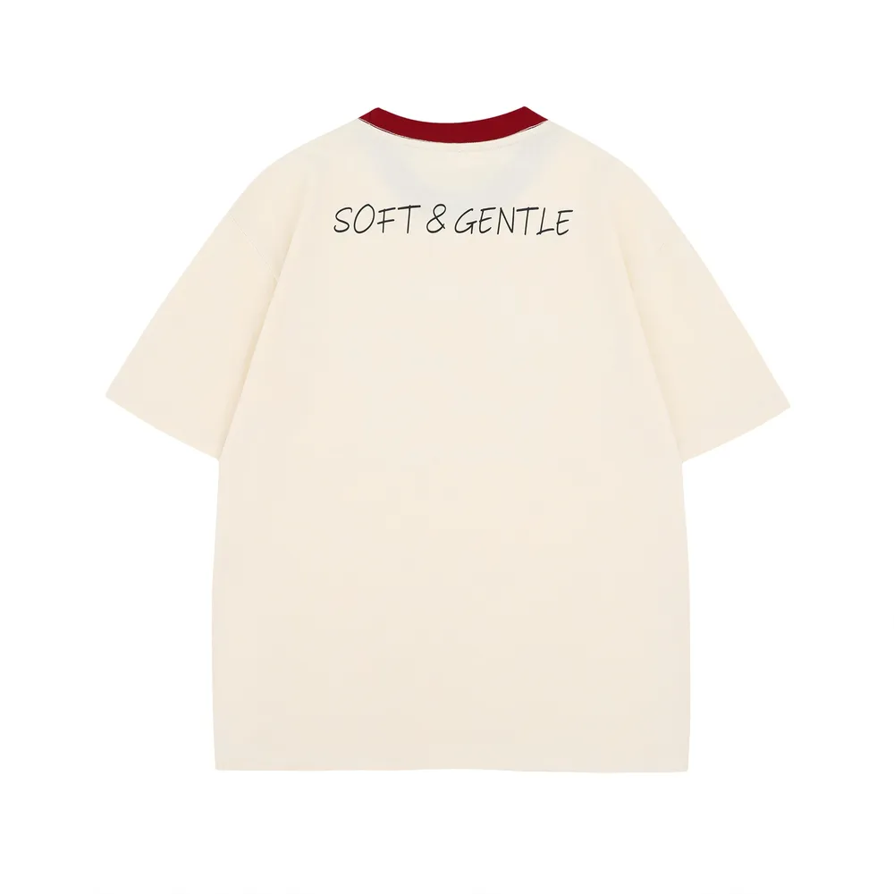 Men's Cute Cartoon Dogs Graphic Round Neck T-Shirt, image 4