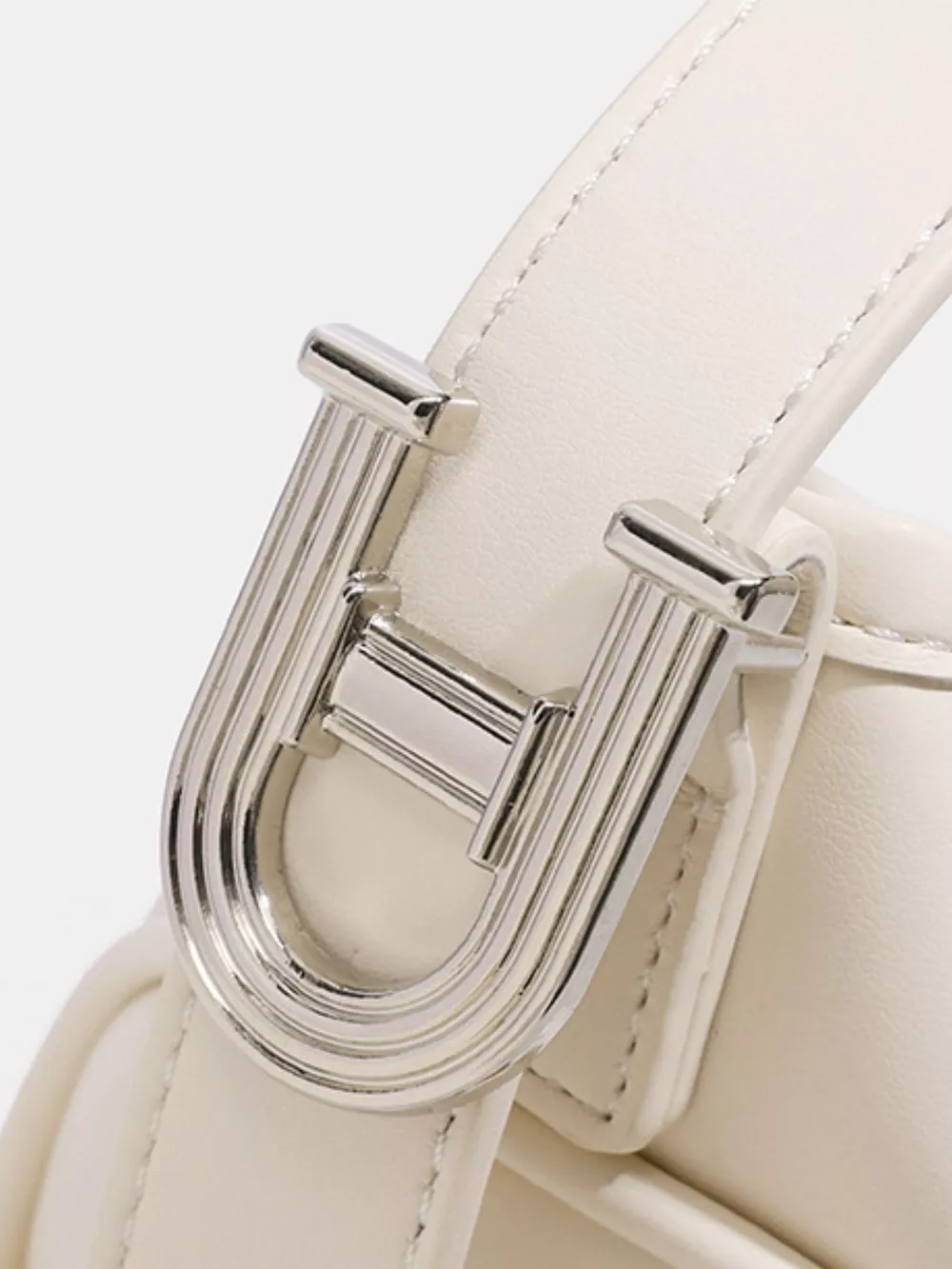 Hobo Shoulder Bag with Decorative Charms, image 8