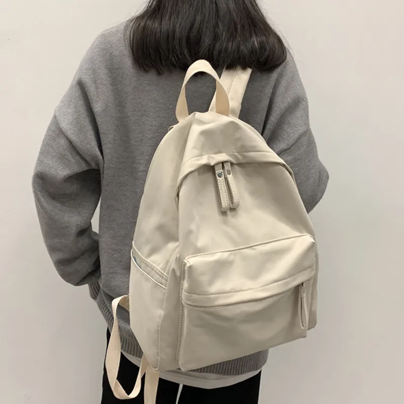 Zip Cotton Backpack Bag, image 10