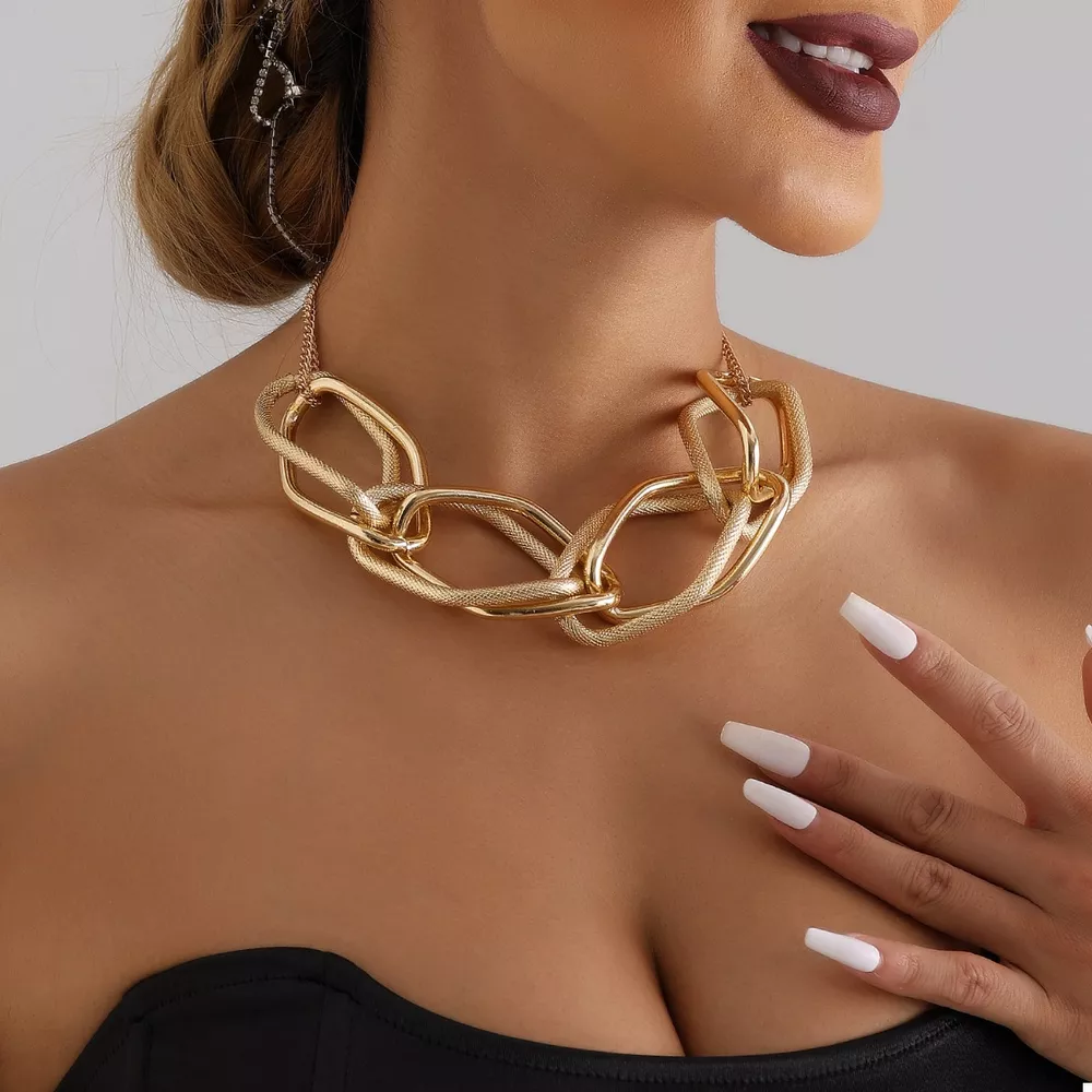 18K Gold-Plated Chain Necklace, image 7