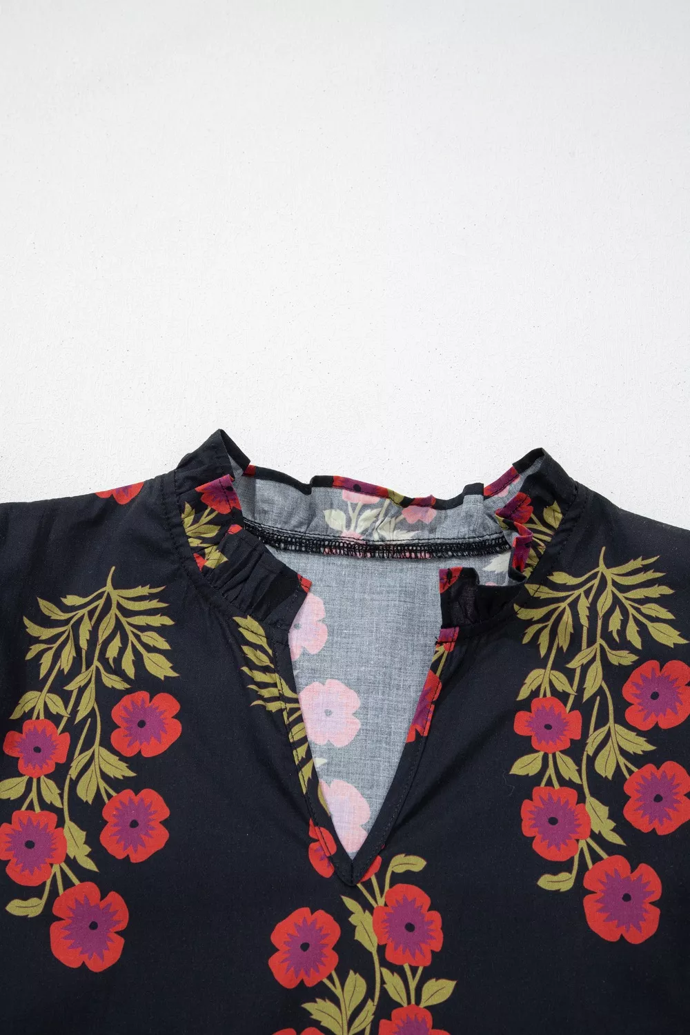 Floral Print Tiered Maxi Dress, image 9