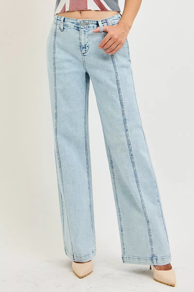 Slouchy Wide Leg Jeans, image 2