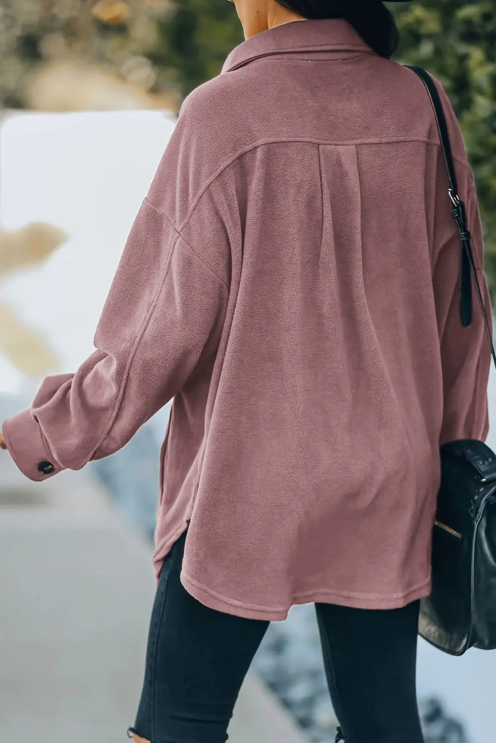 Button Up Collared Neck Long Sleeve Jacket, image 18