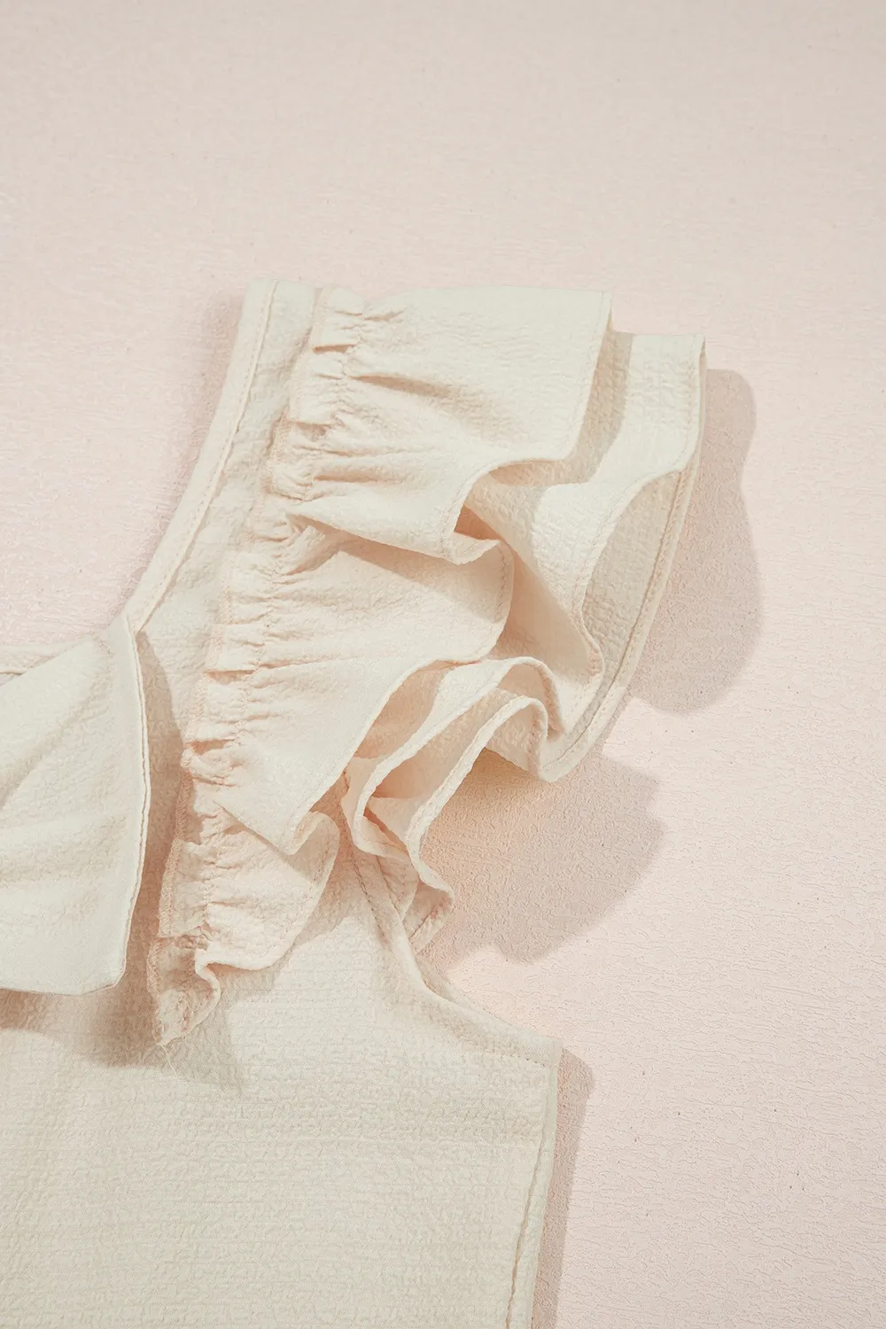 Bow Back Ruffled Cap Sleeve Blouse, image 11