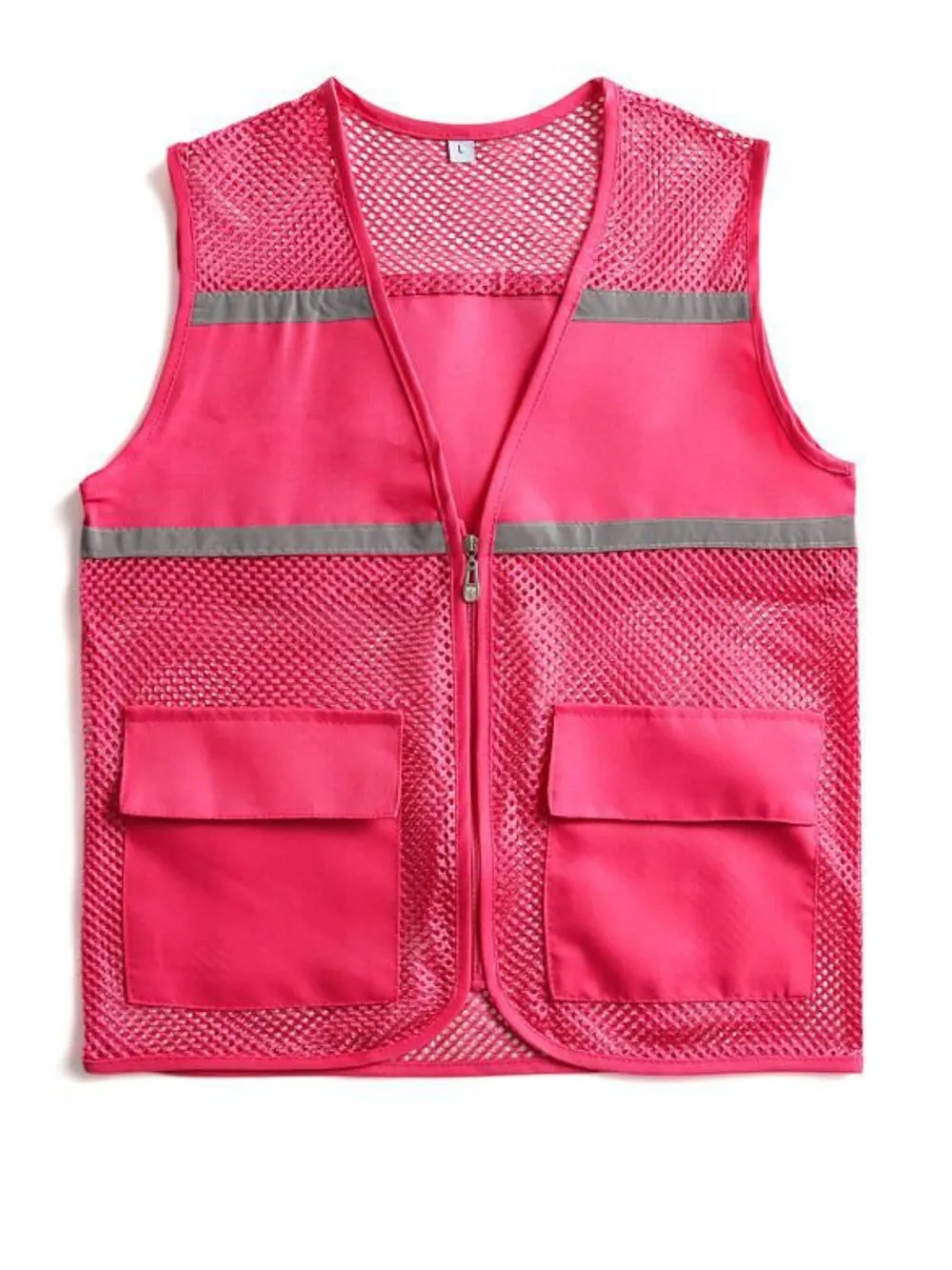 Men's Plus Size Mesh Zip Up Vest, image 3