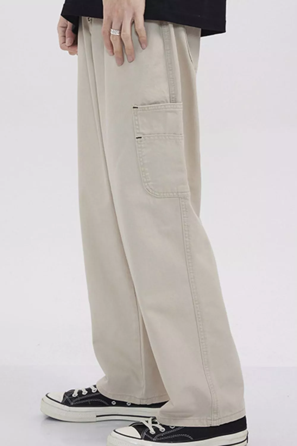 Men's Full Size Loose Fit Cargo Pants Plus Size, image 2