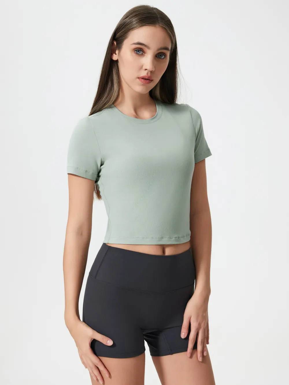 Round Neck Short Sleeve Active T-Shirt, image 7