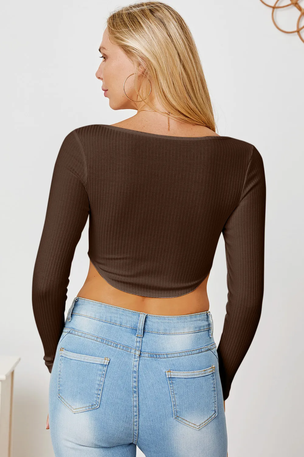 Ribbed Long Sleeve T-Shirt, image 21