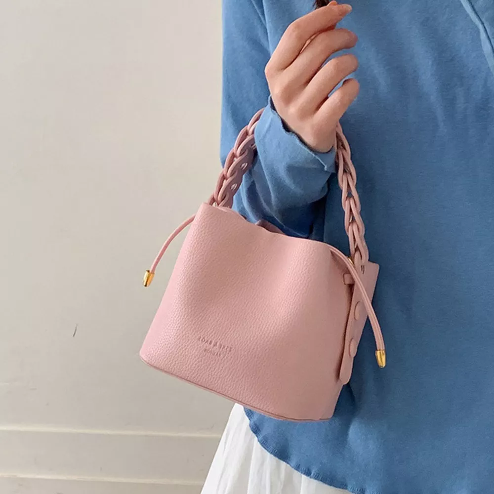 PU Leather Bucket Crossbody Bag, image 7