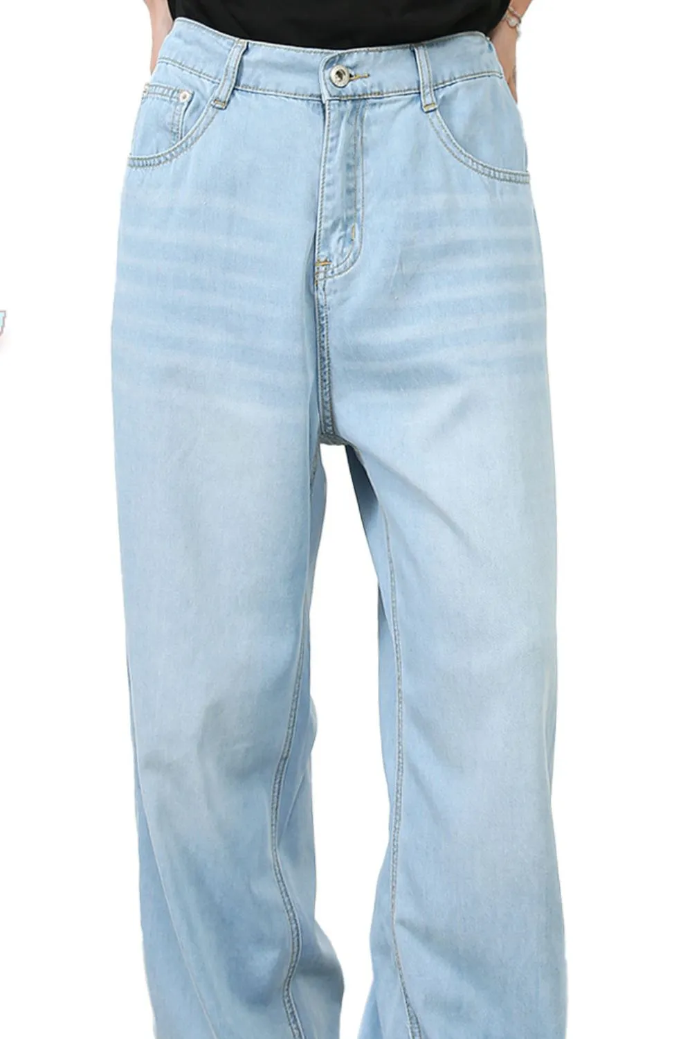 Men's Mid Rise Jeans with Pockets, image 5