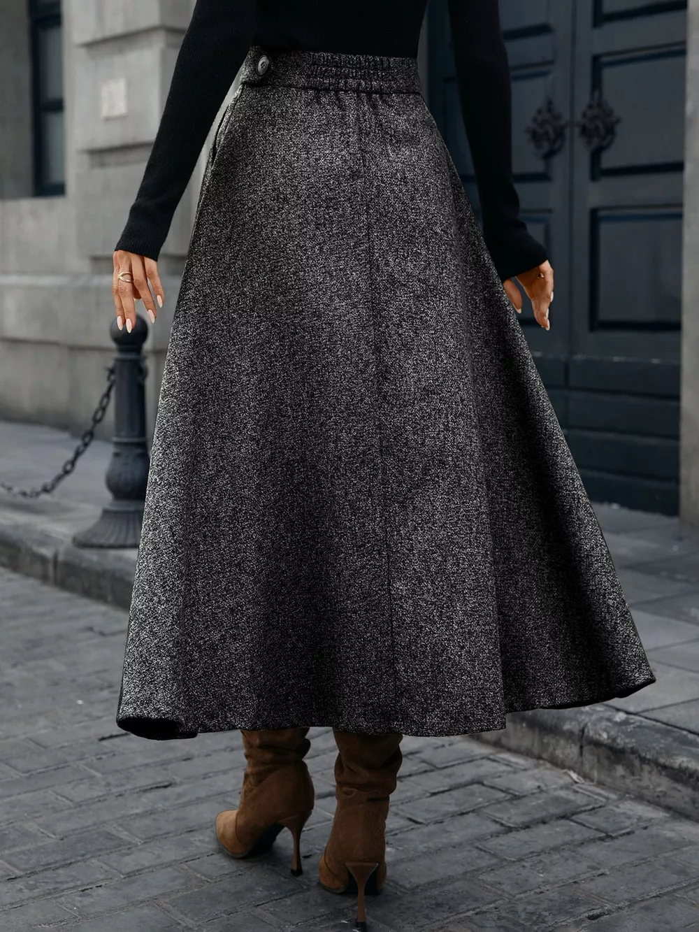 A-Line Midi Skirt, image 15