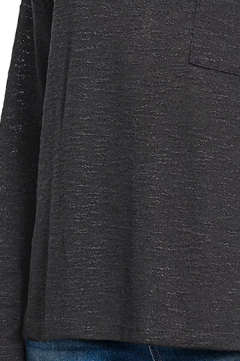 Slub Hacci Long Sleeve T-Shirt, image 3