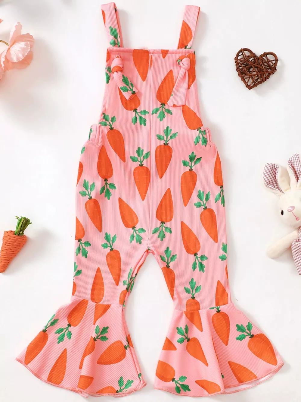 Children's Printed Flare Overalls, image 10