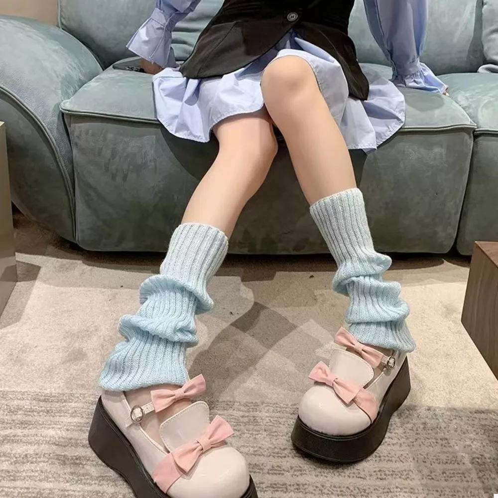 Ribbed Knit Leg Warmers, image 4