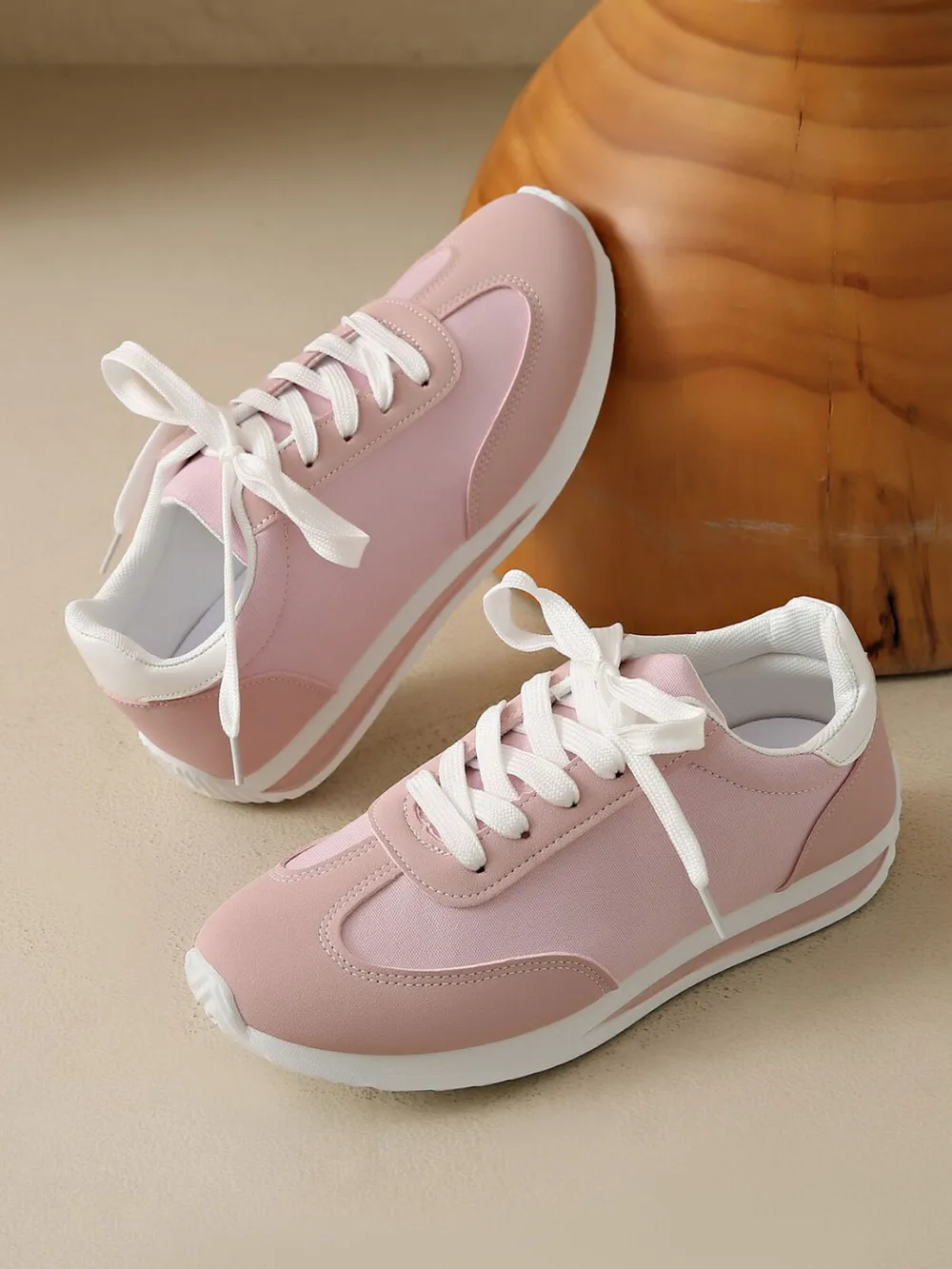 Round Toe Lace Up Sneakers, image 6