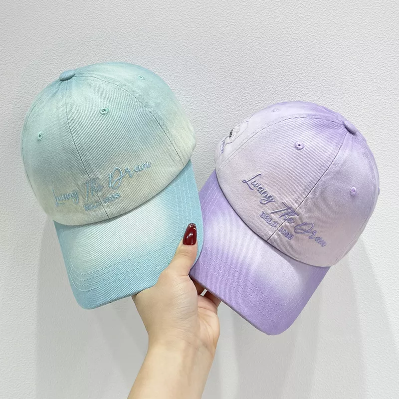 Gradient Color Embroidered Baseball Cap, image 3