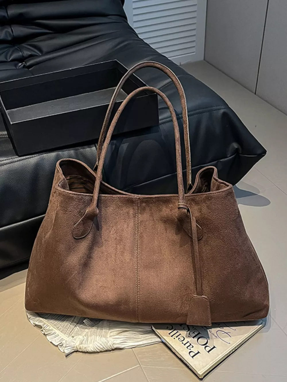 Solid Color Tote Bag, image 2