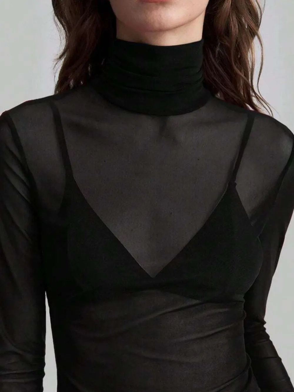 Turtleneck Long Sleeve Top, image 5
