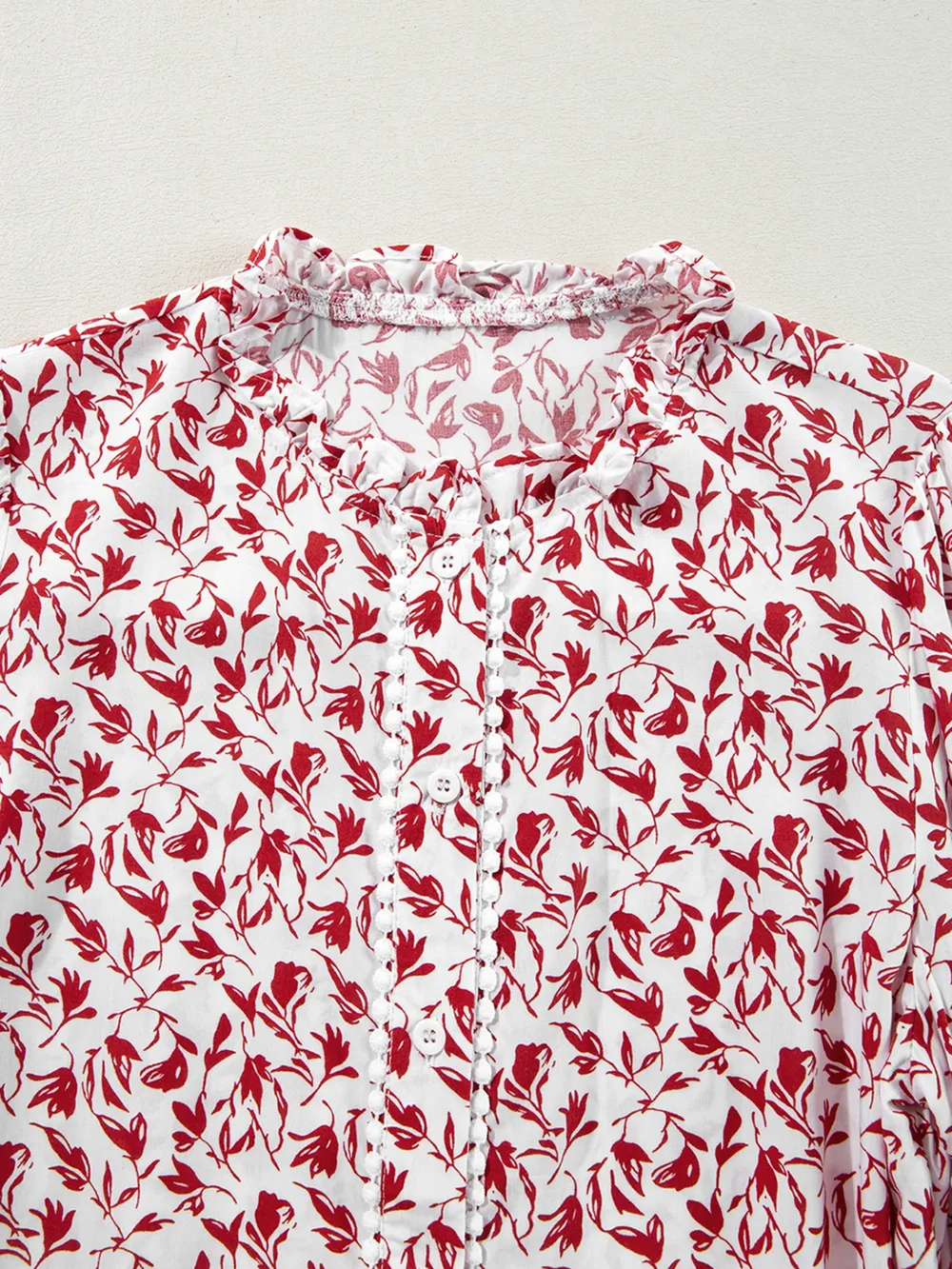 Floral Button Down Long Sleeve Shirt, image 20