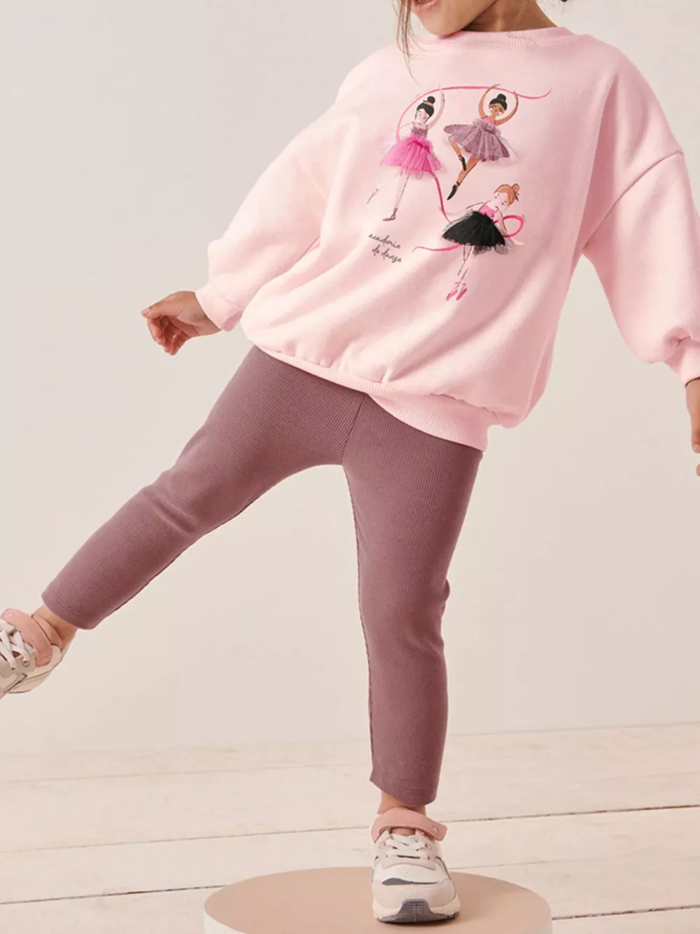 Children's Ballerina Sweatshirt & Leggings Set, image 3