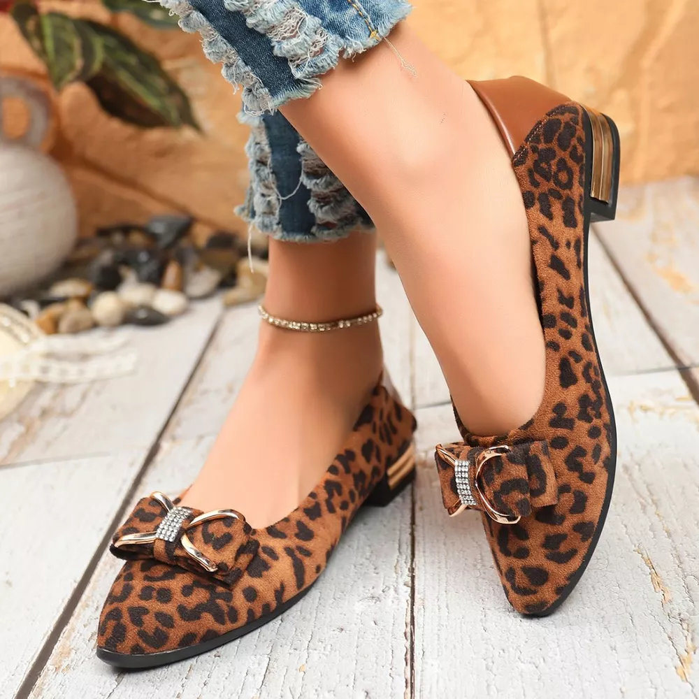 Point Toe Block Heels Slip-Ons, image 5