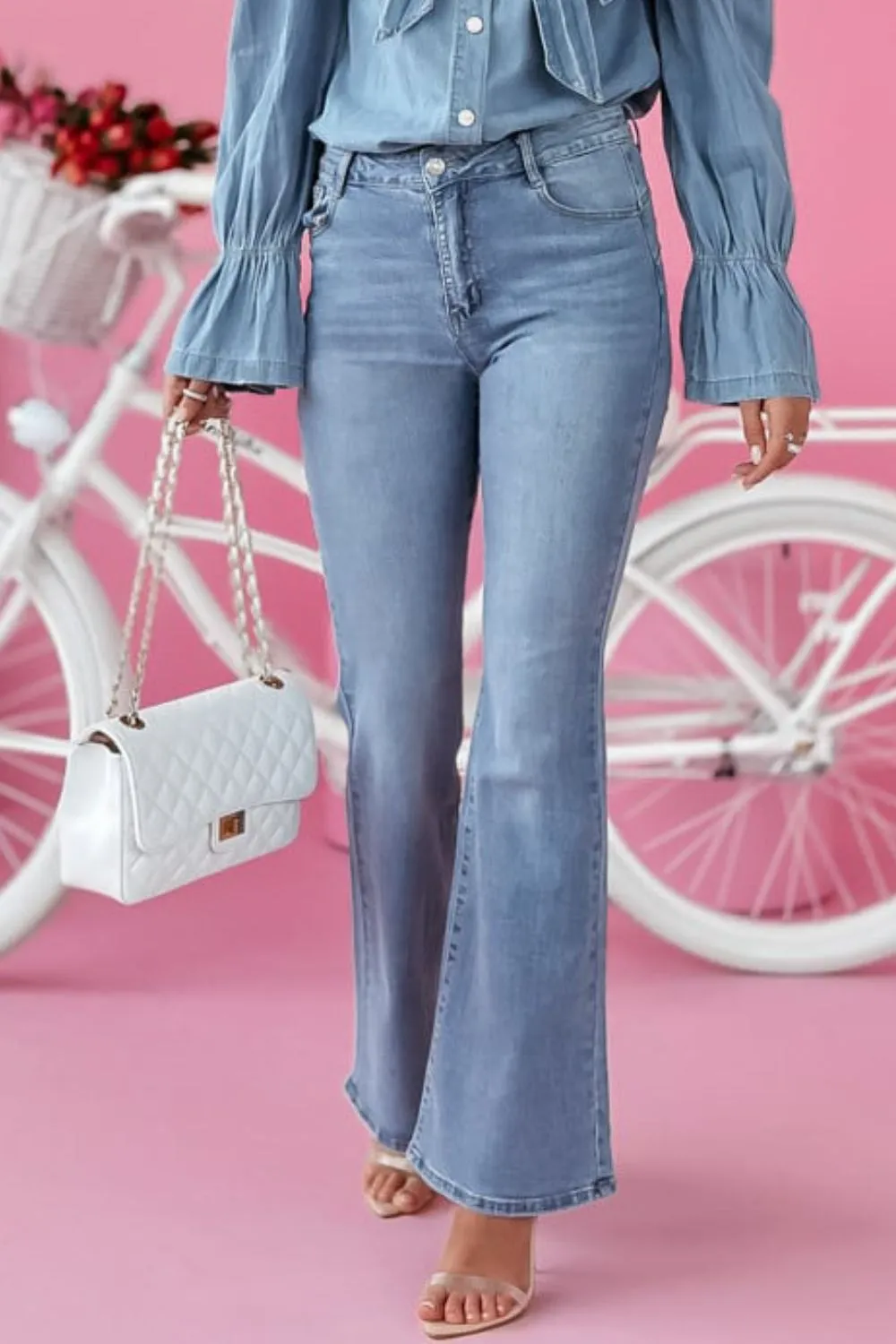 Bootcut Jeans with Pockets, image 2