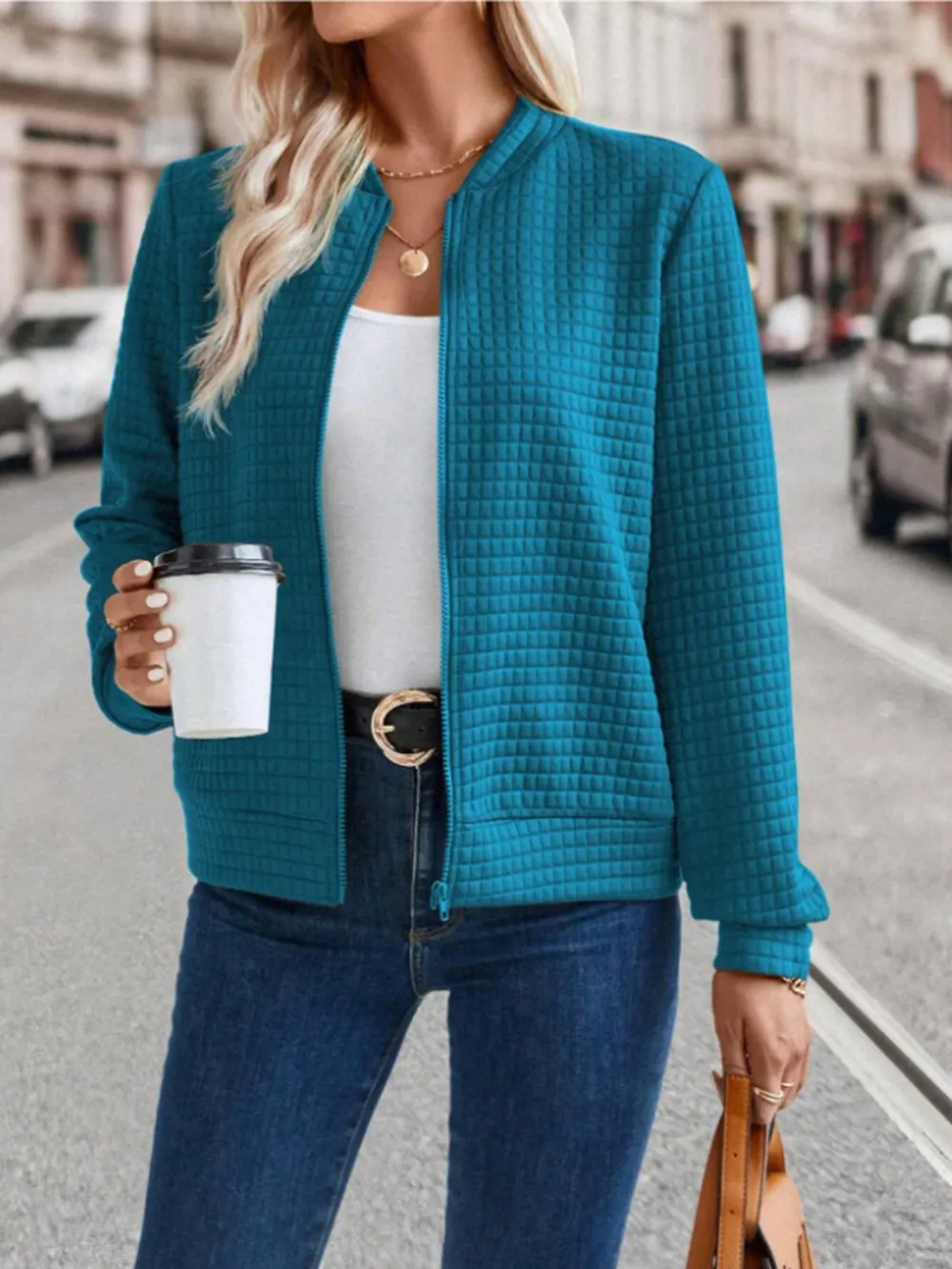 Zip Up Long Sleeve Jacket, image 10