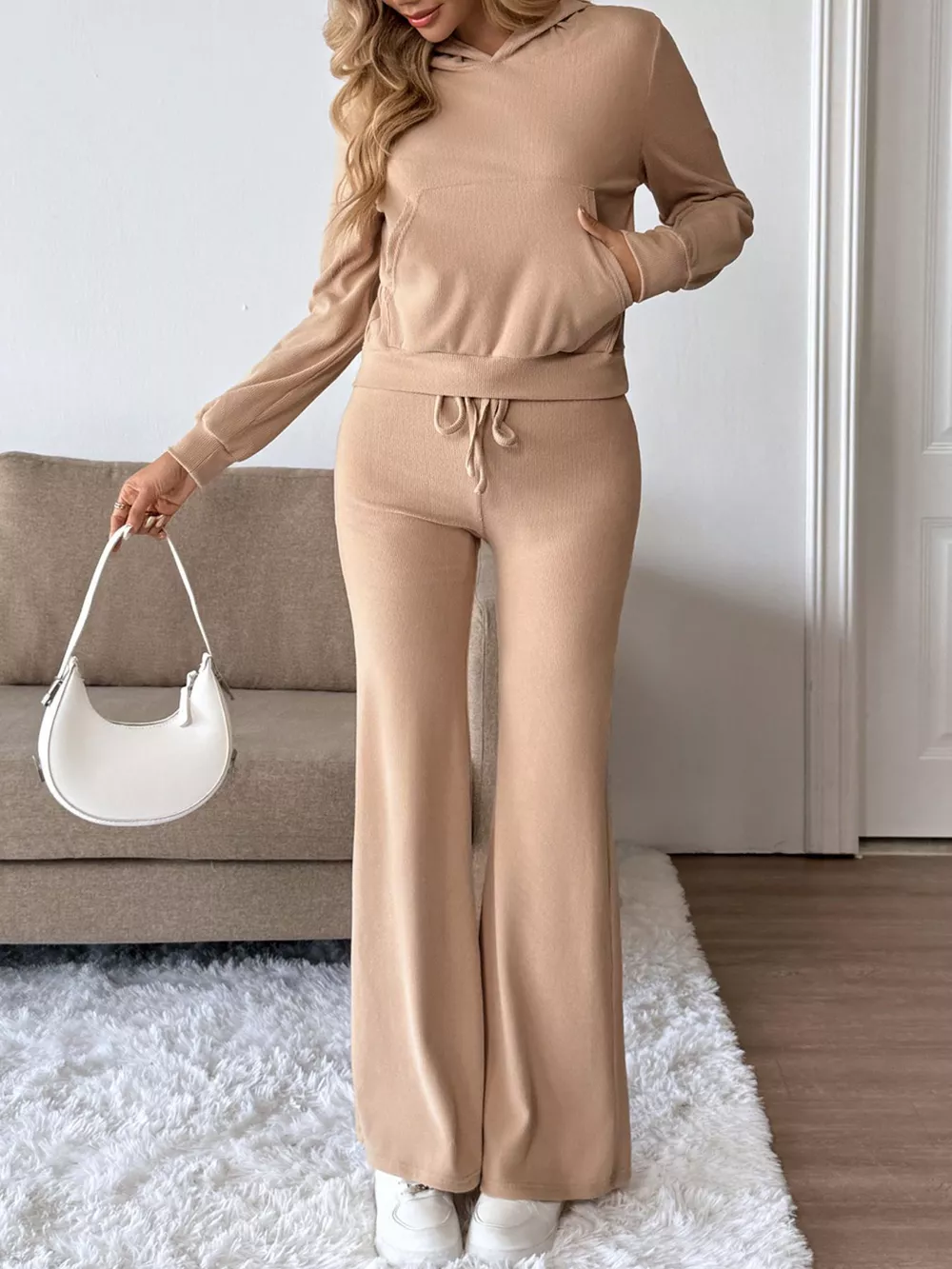 Long Sleeve Hoodie and Pants Set, image 4