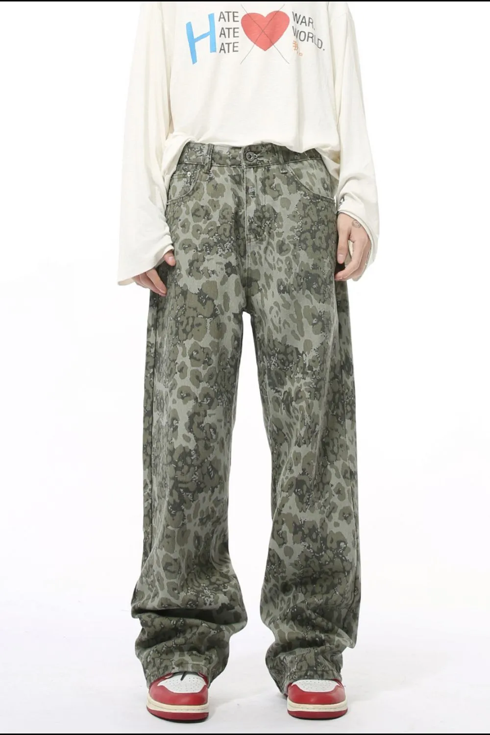 Camouflage Jeans with Pockets, image 3