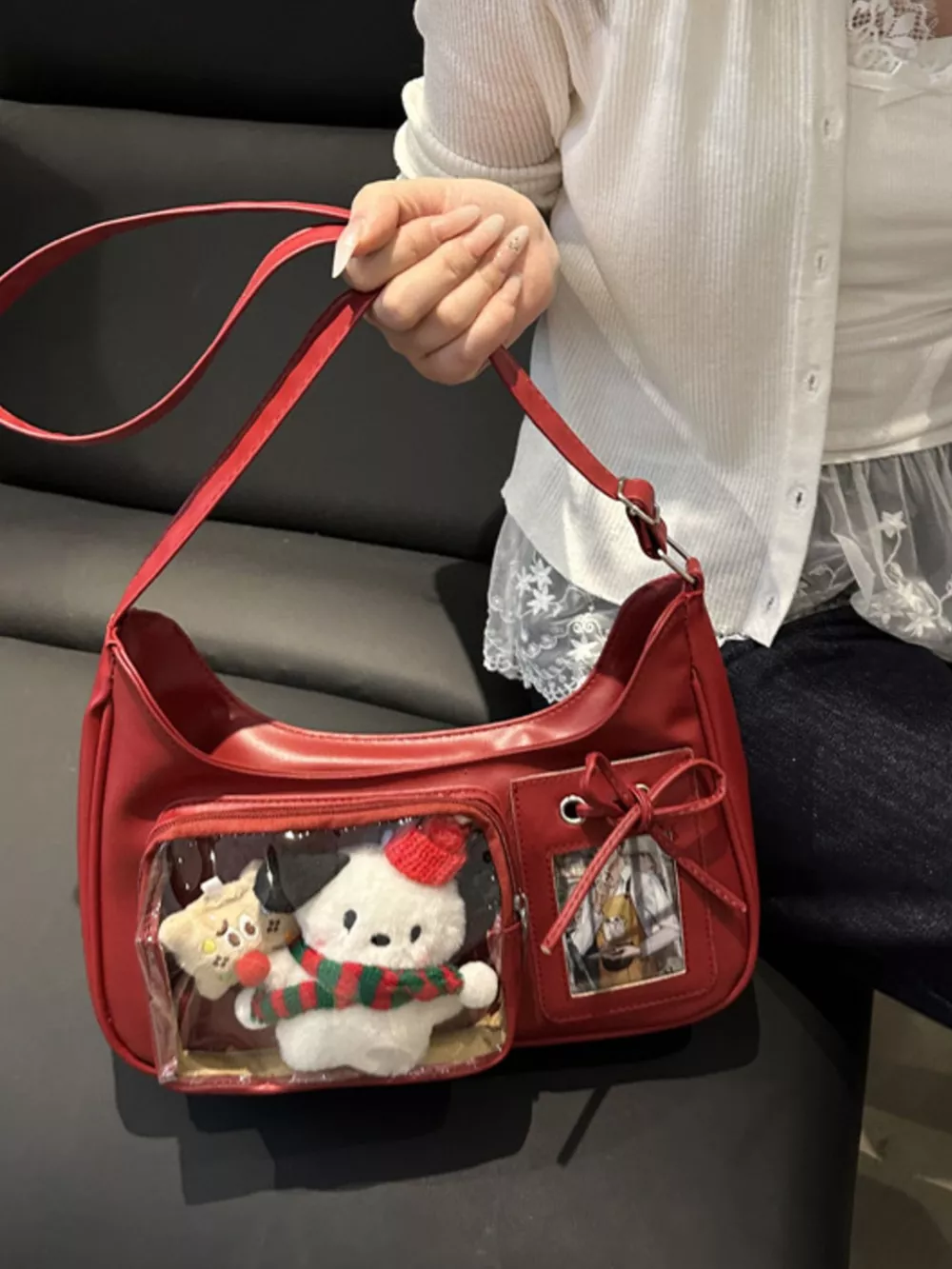 Clear Pocket Crossbody Bag, image 12