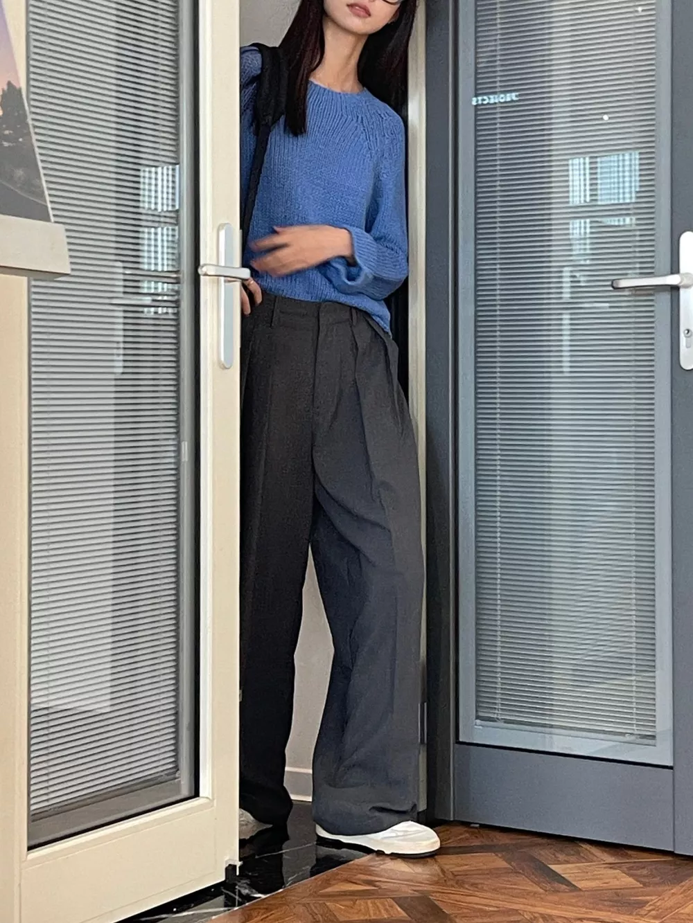 High-Waisted Pleated Wide-Leg Pants, image 18