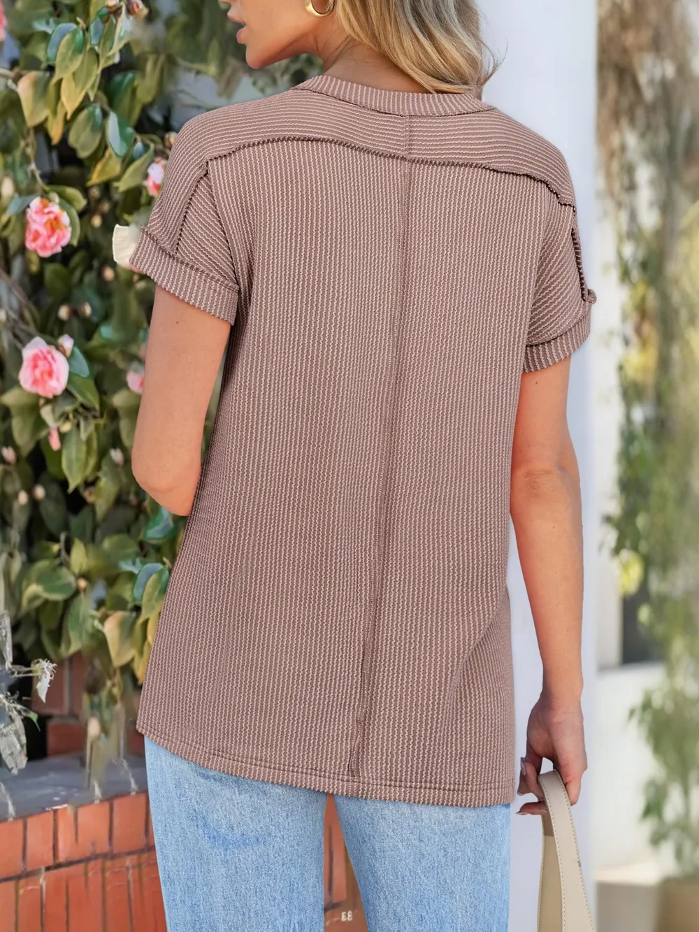 Round Neck Short Sleeve T-Shirt, image 15