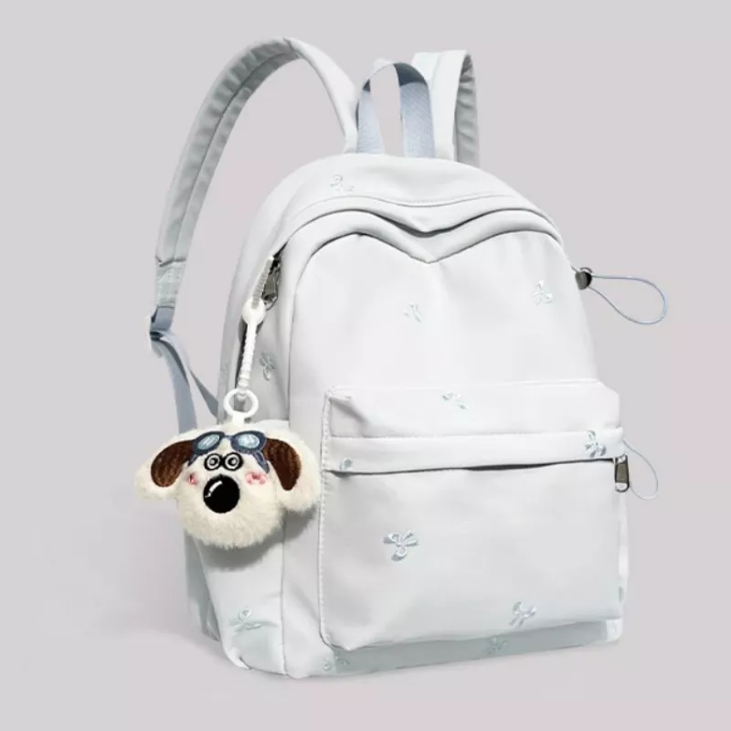 Embroidered Lightweight Backpack Bag, image 3