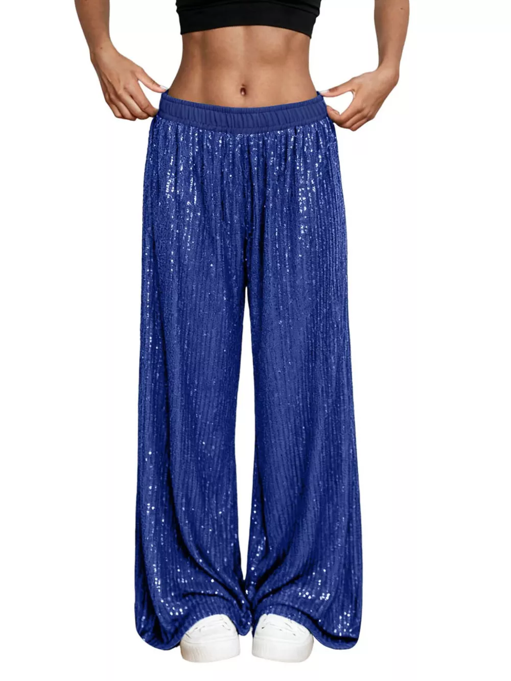 Sequin Wide-Leg Pants, image 18