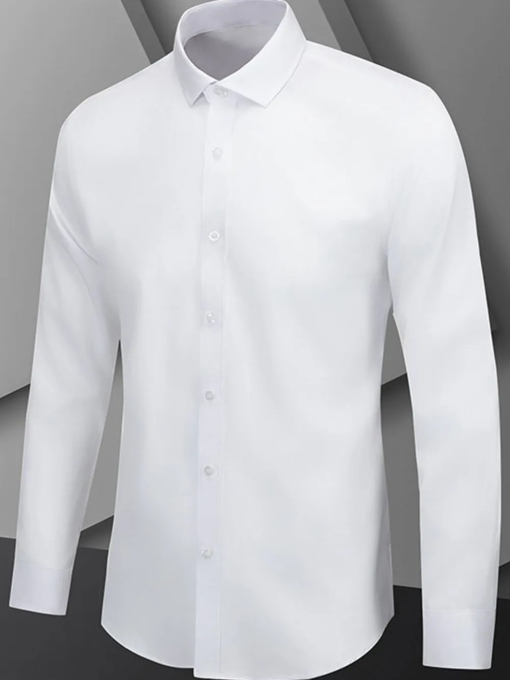 Men's Full Size Button Up Long Sleeve Shirt Plus Size, image 7