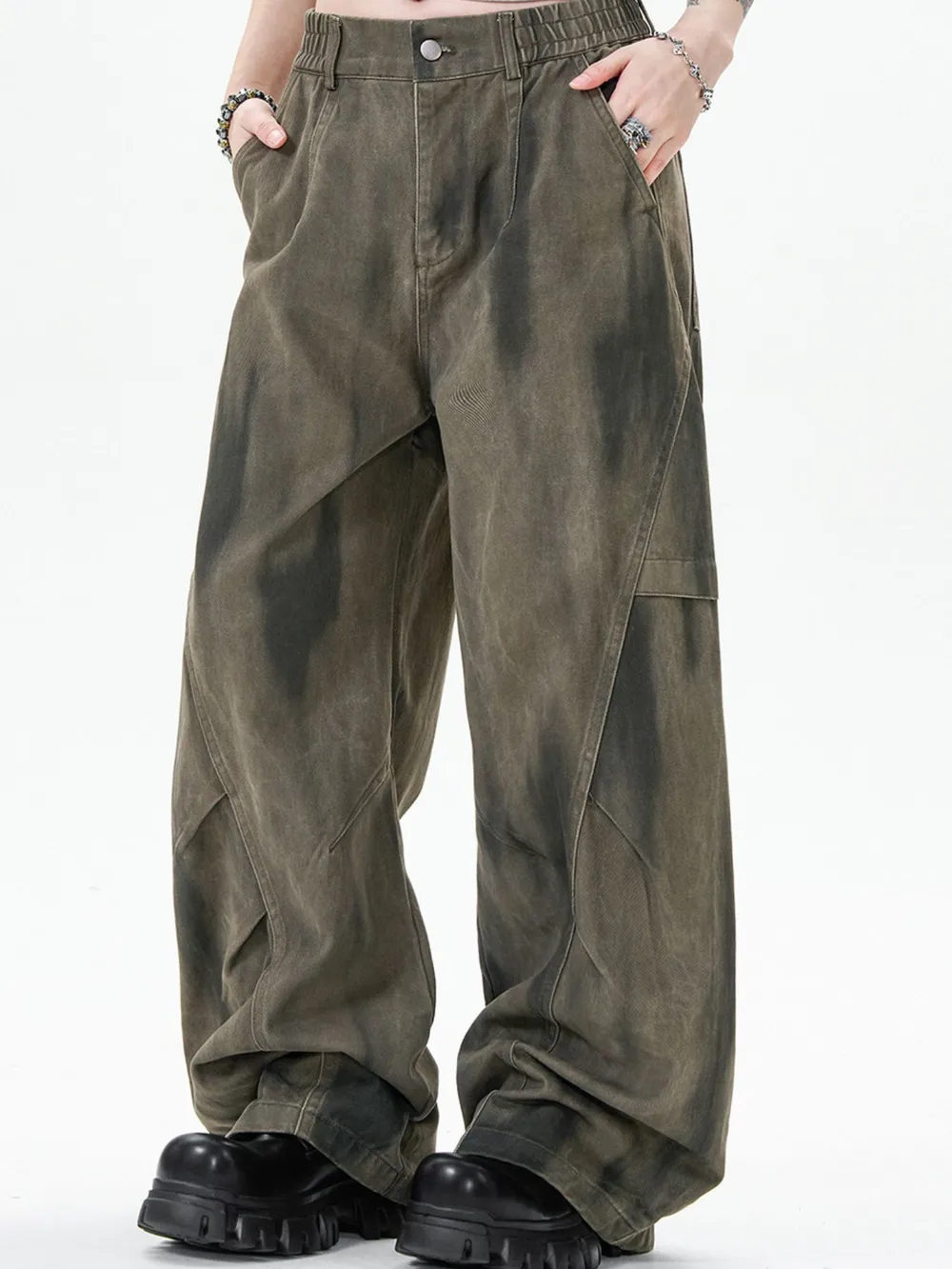 Men's Wide Leg Casual Pants, image 6
