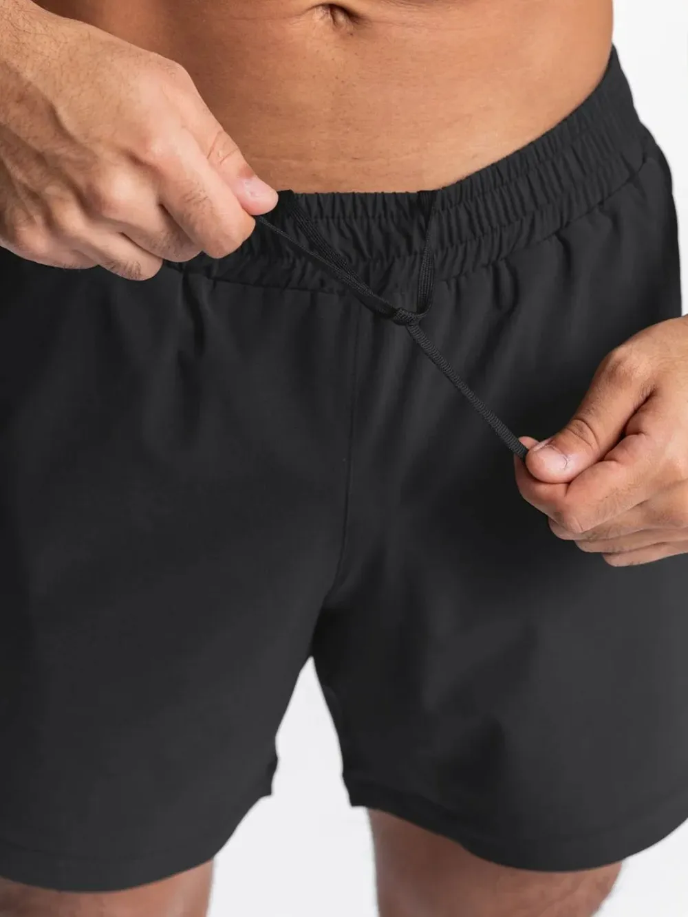 Men's Elastic Waist Active Shorts