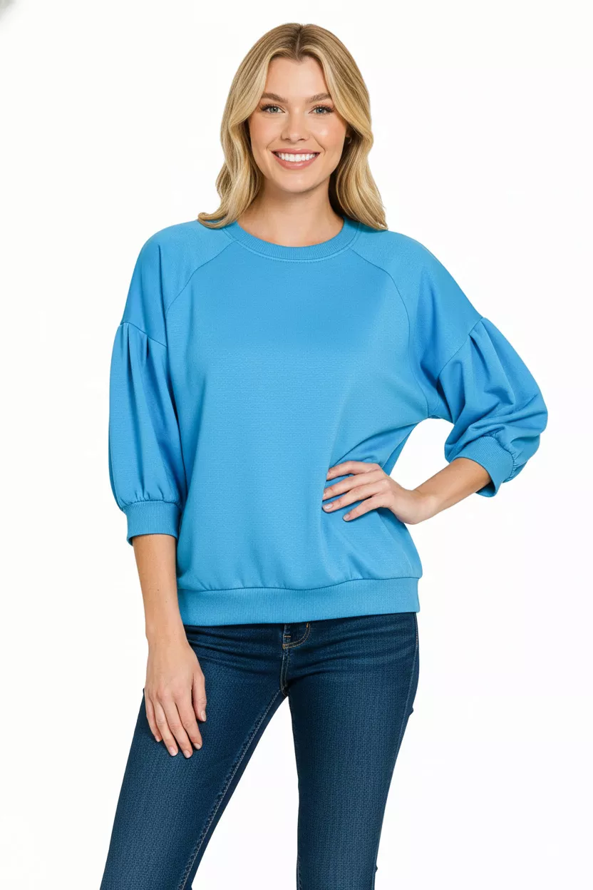 Scuba Dolman Sleeve Sweatshirt, image 3