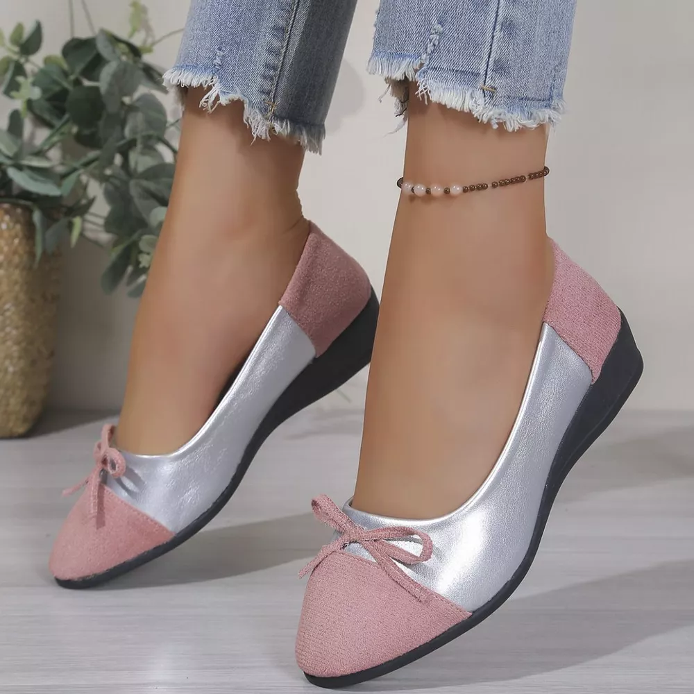 Bow Accent Two-Tone Slip-Ons, image 6