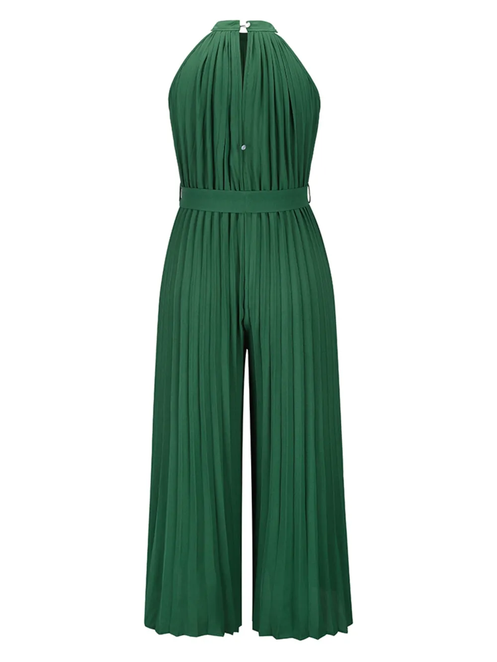 Cutout Tied Pleated Sleeveless Jumpsuit, image 25