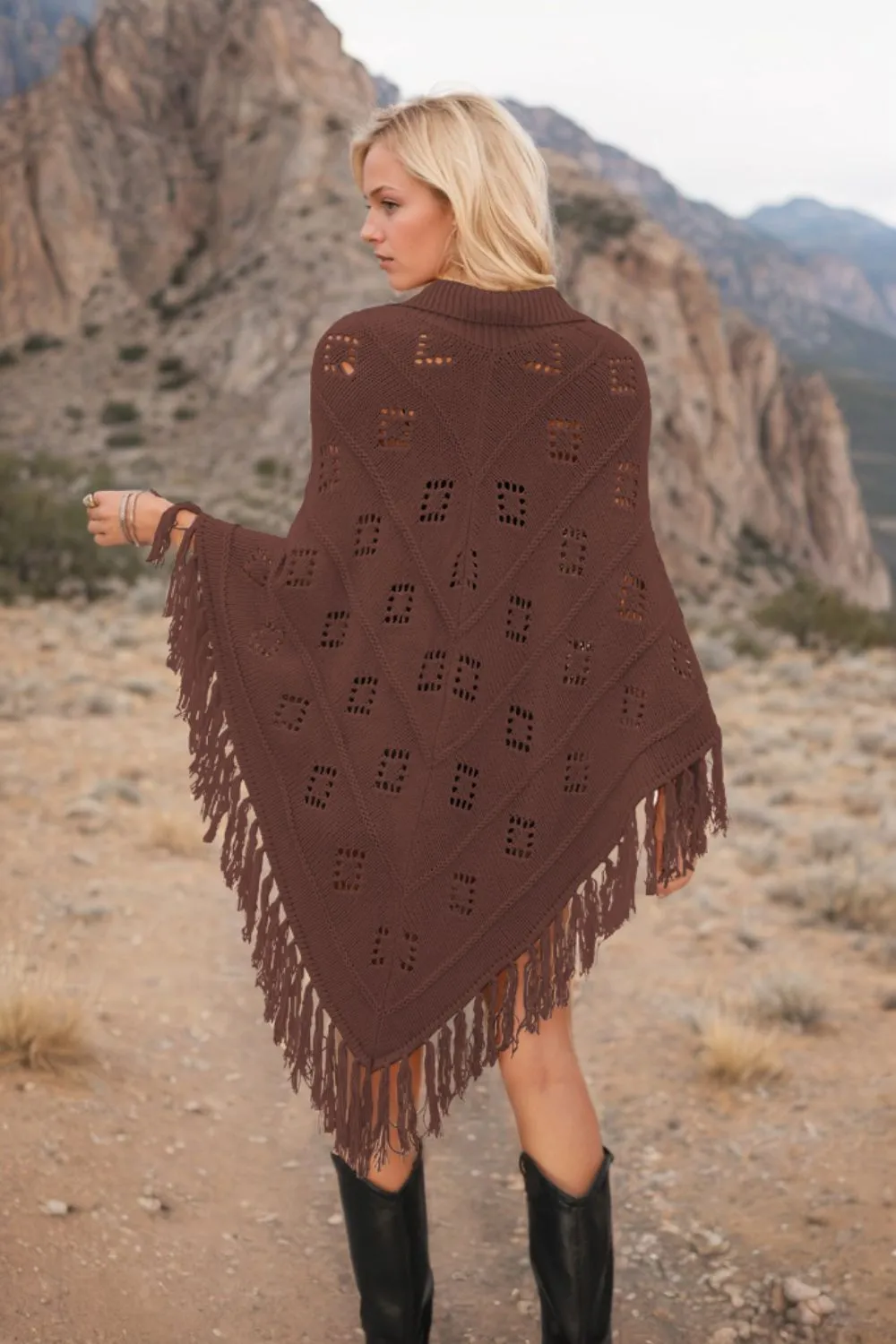 Tassel Hem Knit Cover Up, image 20