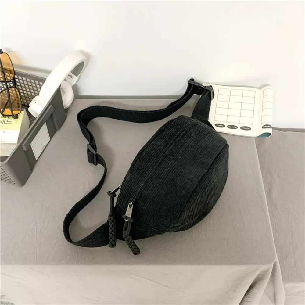 Corduroy Casual Sling Bag, image 6