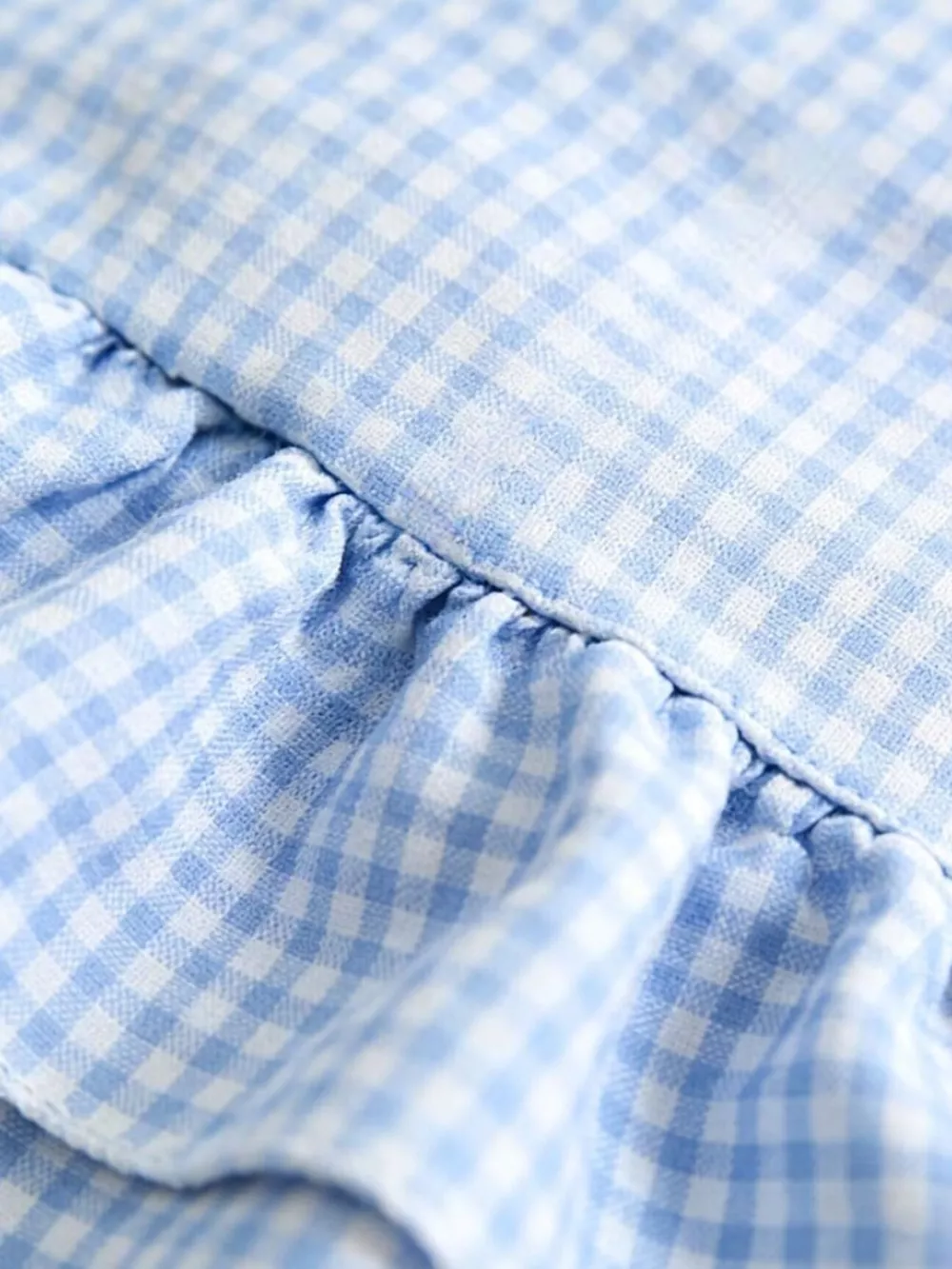 Children's Ruffled Gingham Sleeveless Dress, image 5