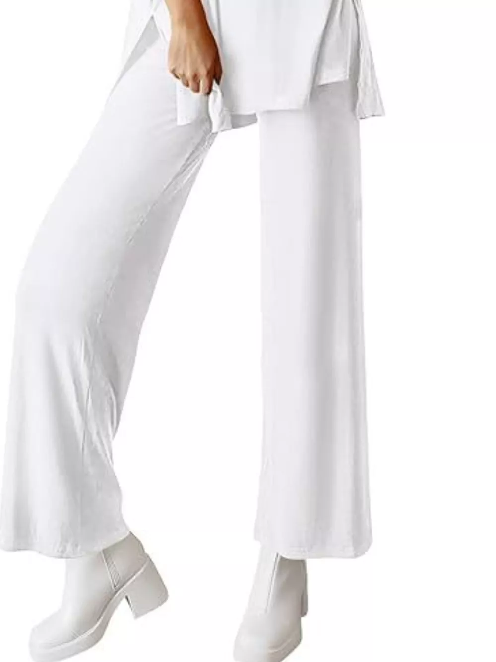 Relaxed Fit Round Neck Top and Pants Two-Piece Set, image 17