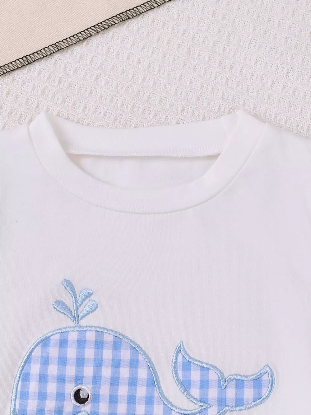 Children's Shark Round Neck Tee & Pants Set, image 6