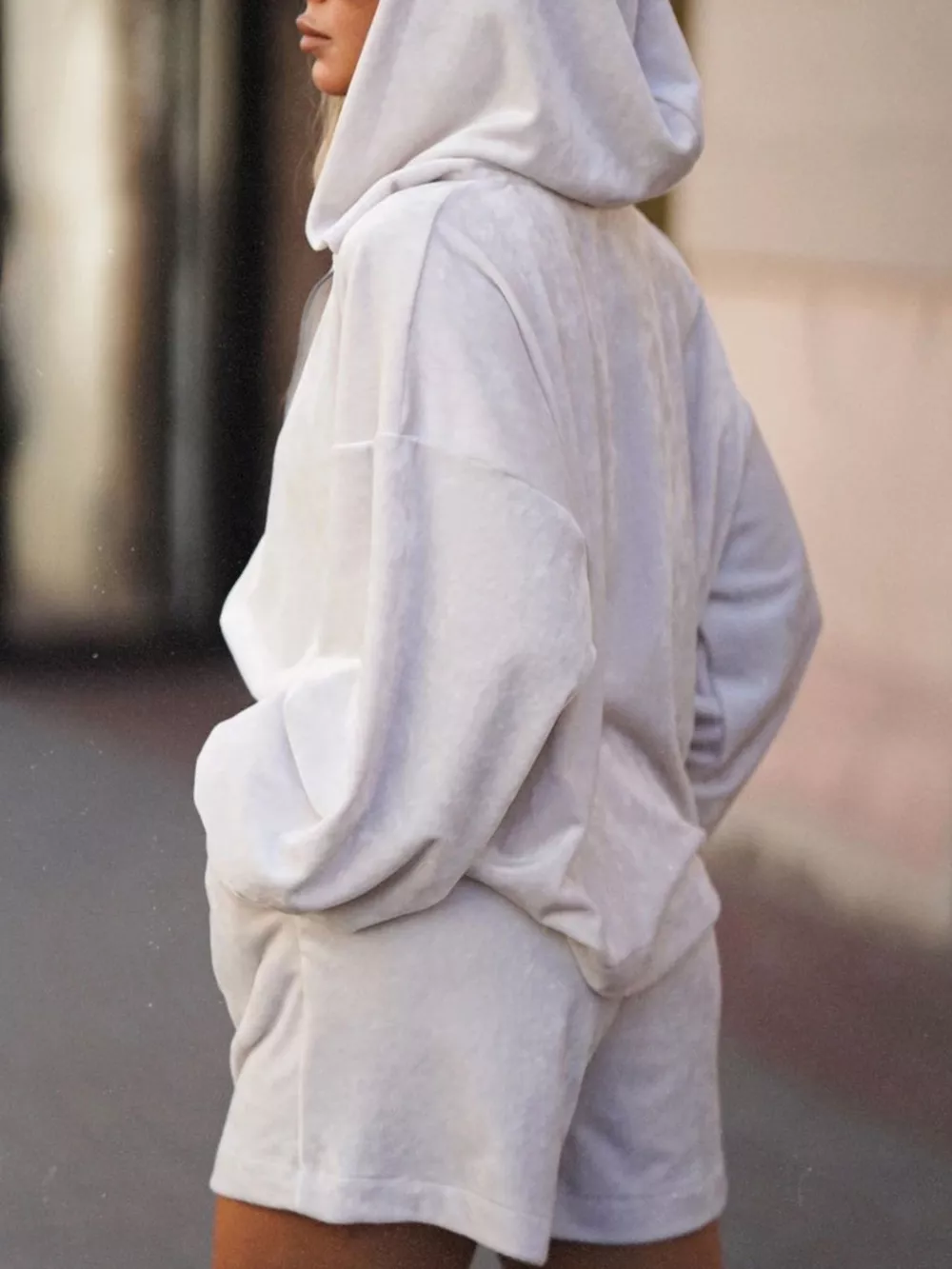 Zip Up Hooded Outerwear and Shorts Set, image 12
