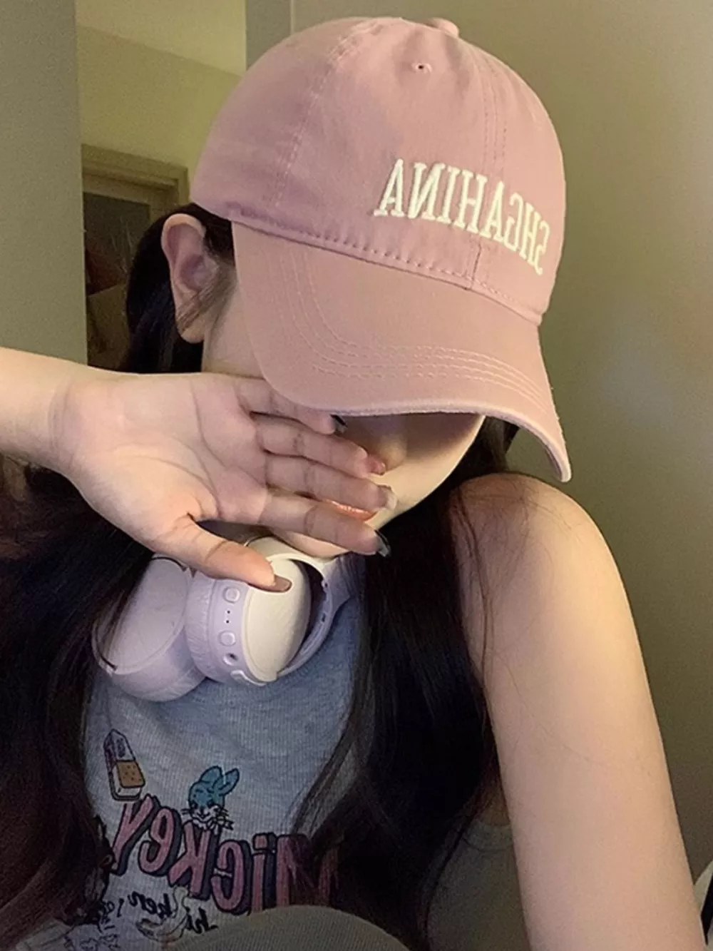 Embroidered Letter Baseball Cap, image 4